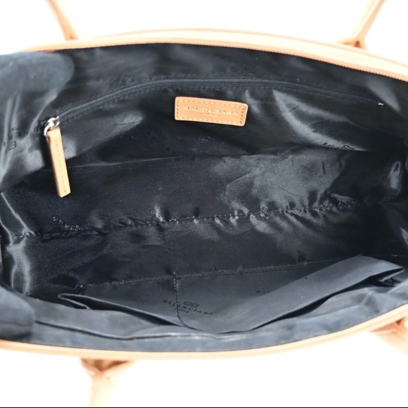 Authentic BALENCIAGA BB Logo Hand Tote Bag Canvas Leather ❤️🌹❤️ - Picture 14 of 16